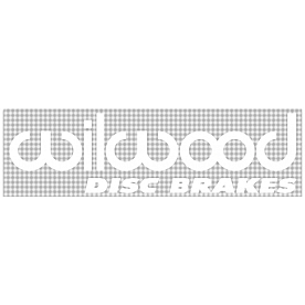 Wilwood Brakes Decal White Letters On Clear - 4007489