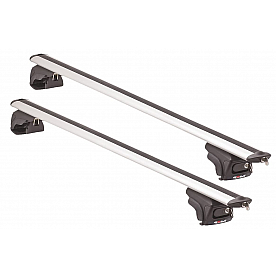 Rola Roof Rack - 2 Bars Raised Side Rail Mount Rectangular 165 Pounds Aluminum - 59899
