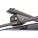Rola Roof Rack - 2 Bars Raised Side Rail Mount Rectangular 165 Pounds Aluminum - 59899
