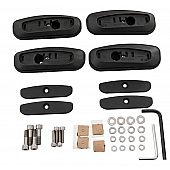 Rhino-Rack USA Roof Rack Mounting Kit - Black Set Of 4 - RCP31-BK