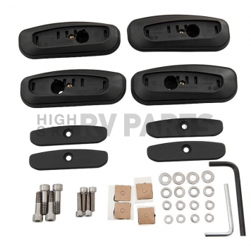 Rhino-Rack USA Roof Rack Mounting Kit - Black Set Of 4 - RCP31-BK