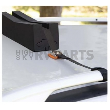 Rightline Gear Kayak Carrier - Roof Rack Kit Clamp Style Hold 1 Kayak - 100K10-2
