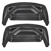 Husky Fender Well Liner Thermoplastic Olefin Black - Rear Set Of 2 - 79001