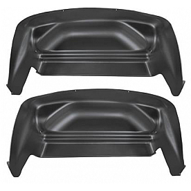 Husky Fender Well Liner Thermoplastic Olefin Black - Rear Set Of 2 - 79001