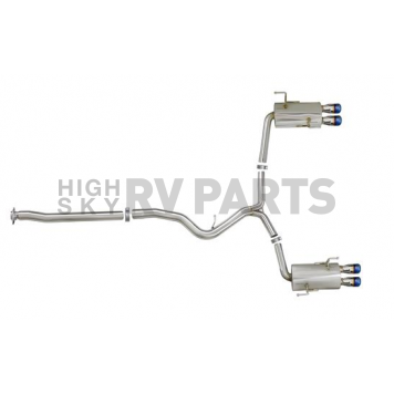 AFE Exhaust Takeda Cat Back System - 49-36801-L-4