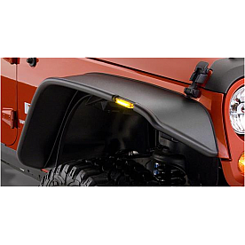 Bushwacker Fender Flare - Black Dura-Flex 2000 TPO Textured Plastic Matte Set Of 2 - 10053-07