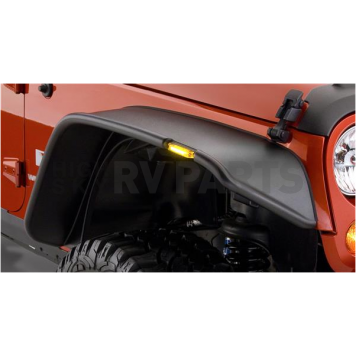 Bushwacker Fender Flare - Black Dura-Flex 2000 TPO Textured Plastic Matte Set Of 2 - 10053-07