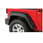 Bushwacker Fender Flare - Black Dura-Flex 2000 ABS Textured Plastic Matte Set Of 2 - 10078-02