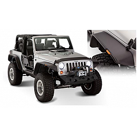 Bushwacker Fender Flare - Black Dura-Flex 2000 TPO Textured Plastic Matte Set Of 4 - 10919-07