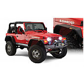 Bushwacker Fender Flare - Black Dura-Flex 2000 TPO Textured Plastic Matte Set Of 4 - 10920-07
