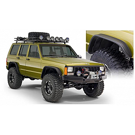 Bushwacker Fender Flare - Black Dura-Flex 2000 TPO Textured Plastic Matte Set Of 4 - 10922-07