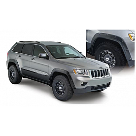 Bushwacker Fender Flare - Black Dura-Flex 2000 ABS Smooth Plastic Matte Set Of 2 - 10927-02