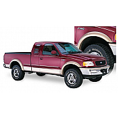 Bushwacker Fender Flare - Black Dura-Flex 2000 ABS Smooth Plastic Matte Set Of 2 - 20033-11