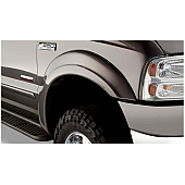 Bushwacker Fender Flare - Black Dura-Flex 2000 ABS Smooth Plastic Matte Set Of 2 - 20039-02