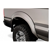 Bushwacker Fender Flare - Black Dura-Flex 2000 ABS Smooth Plastic Matte Set Of 2 - 20040-02