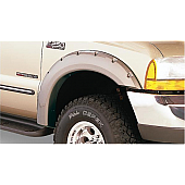 Bushwacker Fender Flare - Black Dura-Flex 2000 ABS Smooth Plastic Matte Set Of 2 - 20049-02