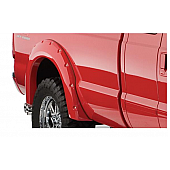 Bushwacker Fender Flare - Black Dura-Flex 2000 ABS Smooth Plastic Matte Set Of 2 - 20050-02