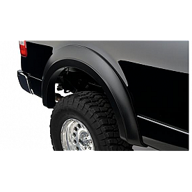 Bushwacker Fender Flare - Black Dura-Flex 2000 ABS Smooth Plastic Matte Set Of 2 - 20052-02