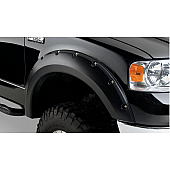 Bushwacker Fender Flare - Black Dura-Flex 2000 ABS Smooth Plastic Matte Set Of 2 - 20054-02