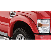 Bushwacker Fender Flare - Black Dura-Flex 2000 ABS Smooth Plastic Matte Set Of 2 - 20055-02