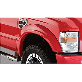 Bushwacker Fender Flare - Black Dura-Flex 2000 ABS Smooth Plastic Matte Set Of 2 - 20057-02