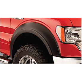 Bushwacker Fender Flare - Black Dura-Flex 2000 ABS Smooth Plastic Matte Set Of 2 - 20069-02