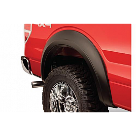 Bushwacker Fender Flare - Black Dura-Flex 2000 ABS Smooth Plastic Matte Set Of 2 - 20070-02