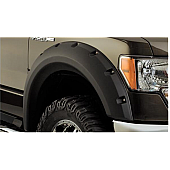 Bushwacker Fender Flare - Black Dura-Flex 2000 ABS Smooth Plastic Matte Set Of 2 - 20071-02