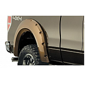 Bushwacker Fender Flare - Black Dura-Flex 2000 ABS Smooth Plastic Matte Set Of 2 - 20072-02
