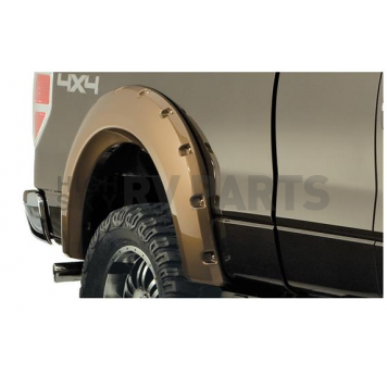 Bushwacker Fender Flare - Black Dura-Flex 2000 ABS Smooth Plastic Matte Set Of 2 - 20072-02