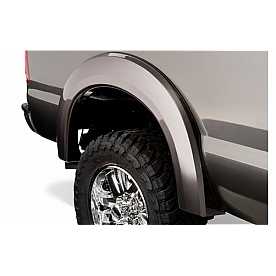 Bushwacker Fender Flare - Black Dura-Flex 2000 ABS Smooth Plastic Matte Set Of 2 - 20076-02