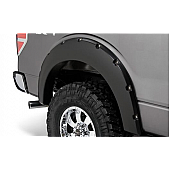 Bushwacker Fender Flare - Black Dura-Flex 2000 ABS Smooth Plastic Matte Set Of 2 - 20080-02