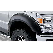 Bushwacker Fender Flare - Black Dura-Flex 2000 ABS Smooth Plastic Matte Set Of 2 - 20083-02