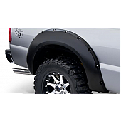 Bushwacker Fender Flare - Black Dura-Flex 2000 ABS Smooth Plastic Matte Set Of 2 - 20084-02