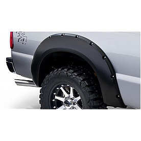 Bushwacker Fender Flare - Black Dura-Flex 2000 ABS Smooth Plastic Matte Set Of 2 - 20084-02