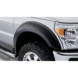 Bushwacker Fender Flare - Black Dura-Flex 2000 ABS Smooth Plastic Matte Set Of 2 - 20085-02