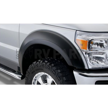Bushwacker Fender Flare - Black Dura-Flex 2000 ABS Smooth Plastic Matte Set Of 2 - 20085-02
