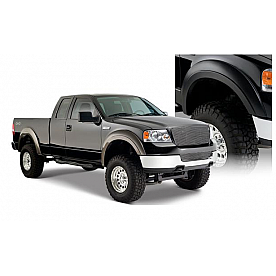 Bushwacker Fender Flare - Black Dura-Flex 2000 ABS Smooth Plastic Matte Set Of 4 - 20915-02