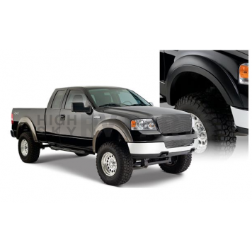 Bushwacker Fender Flare - Black Dura-Flex 2000 ABS Smooth Plastic Matte Set Of 4 - 20915-02