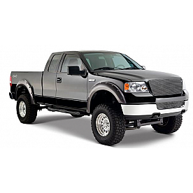 Bushwacker Fender Flare - Black Dura-Flex 2000 ABS Smooth Plastic Matte Set Of 4 - 20916-02