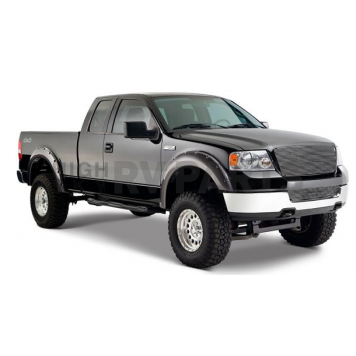 Bushwacker Fender Flare - Black Dura-Flex 2000 ABS Smooth Plastic Matte Set Of 4 - 20916-02