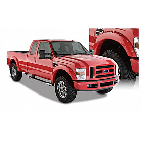 Bushwacker Fender Flare - Black Dura-Flex 2000 ABS Smooth Plastic Matte Set Of 4 - 20917-02