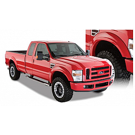 Bushwacker Fender Flare - Black Dura-Flex 2000 ABS Smooth Plastic Matte Set Of 4 - 20918-02