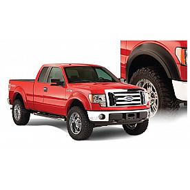 Bushwacker Fender Flare - Black Dura-Flex 2000 ABS Smooth Plastic Matte Set Of 4 - 20926-02
