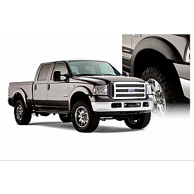 Bushwacker Fender Flare - Black Dura-Flex 2000 ABS Smooth Plastic Matte Set Of 4 - 20928-02