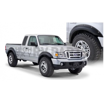 Bushwacker Fender Flare - Black Dura-Flex 2000 ABS Smooth Plastic Matte Set Of 4 - 21915-02