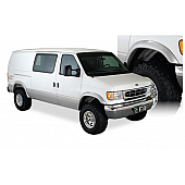 Bushwacker Fender Flare - Black Dura-Flex 2000 ABS Smooth Plastic Matte Set Of 2 - 22003-11