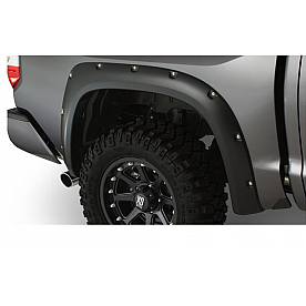 Bushwacker Fender Flare - Black Dura-Flex 2000 TPO Smooth Plastic Matte Set Of 2 - 30040-02