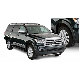 Bushwacker Fender Flare - Black Dura-Flex 2000 ABS Smooth Plastic Matte Set Of 4 - 30912-02