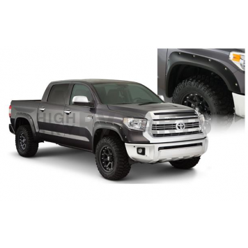 Bushwacker Fender Flare - Black Dura-Flex 2000 TPO Smooth Plastic Matte Set Of 4 - 30918-02